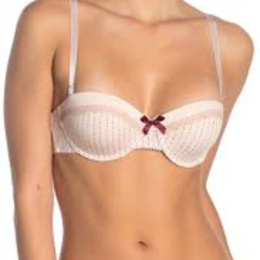 Secret Lace Micro Printed Lace Underwire Bra 34D
